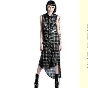 Killstar flannel dress